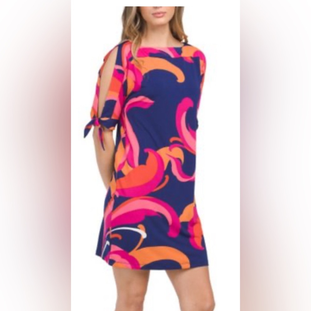 NWT Trina by Trina Turk Womens Vinet Mini Dress ST# 2401348PJ3 SIZE XL
